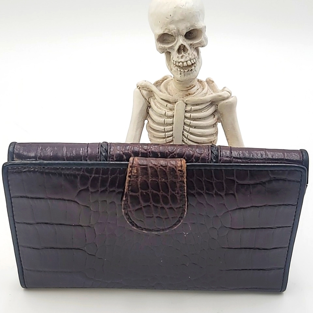 BRIGHTON Snap Wallet Clutch Possible Crossbody (no strap) - Picture 2 of 5
